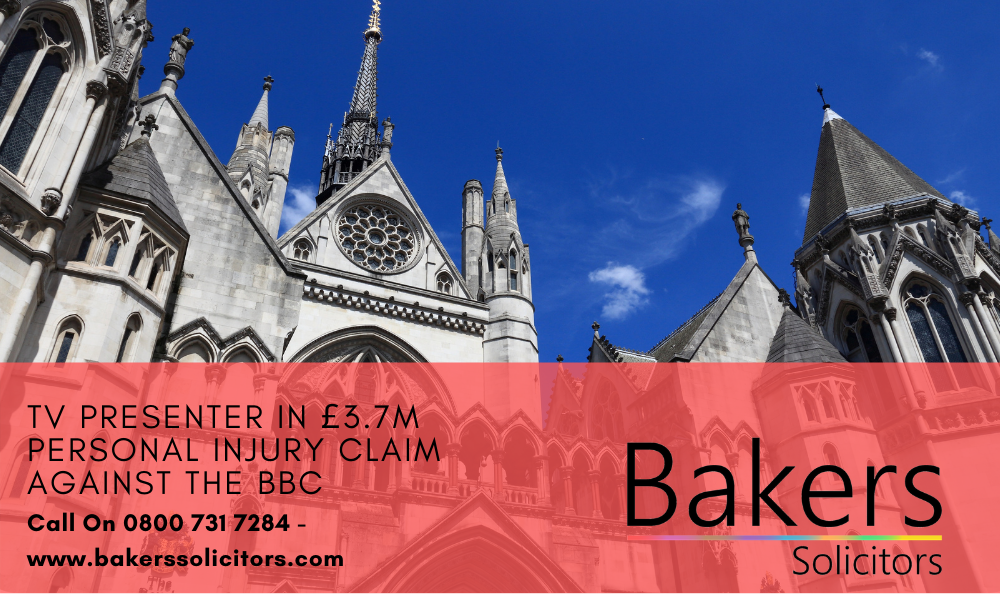 TV Presenter in £3.7m Personal Injury Claim against the BBC